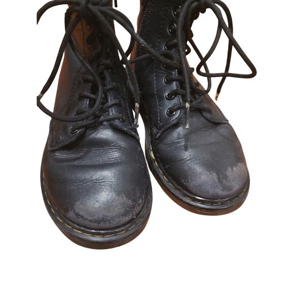 Dr. Martens Junior 1460 Leather Boot Black Size 13 - Picture 10 of 11